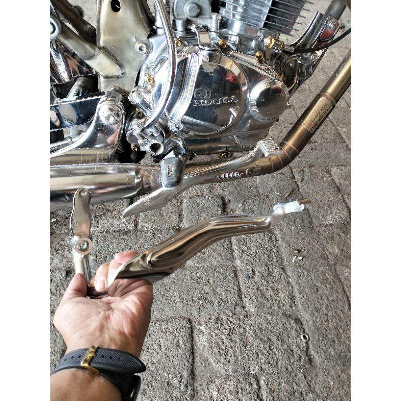 PEDAL REM CRISTAL CUN SUPER TEBAL DETAIL ORI PNP CB GL100