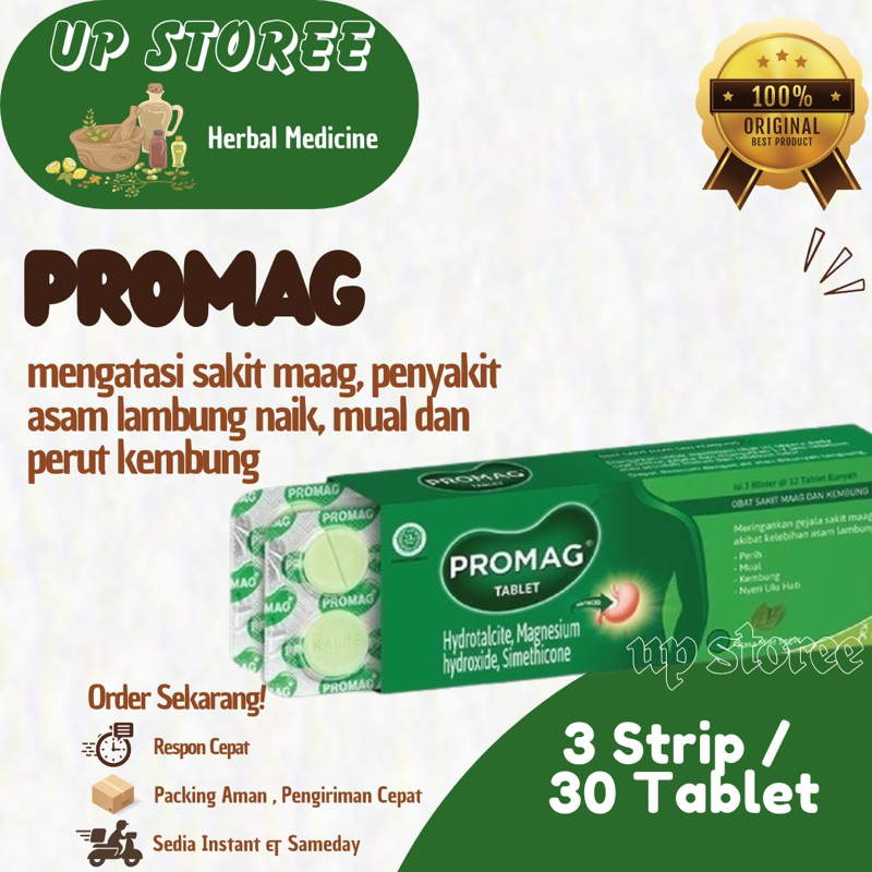 PROMAG TABLET (1 Kotak isi 3 Strip)