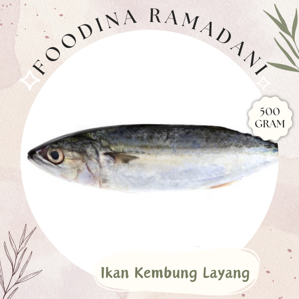 

IKAN KEMBUNG Layang - Mackerel Fish Fresh [ Berat 500gr ] Harga Per 0,5 Kg