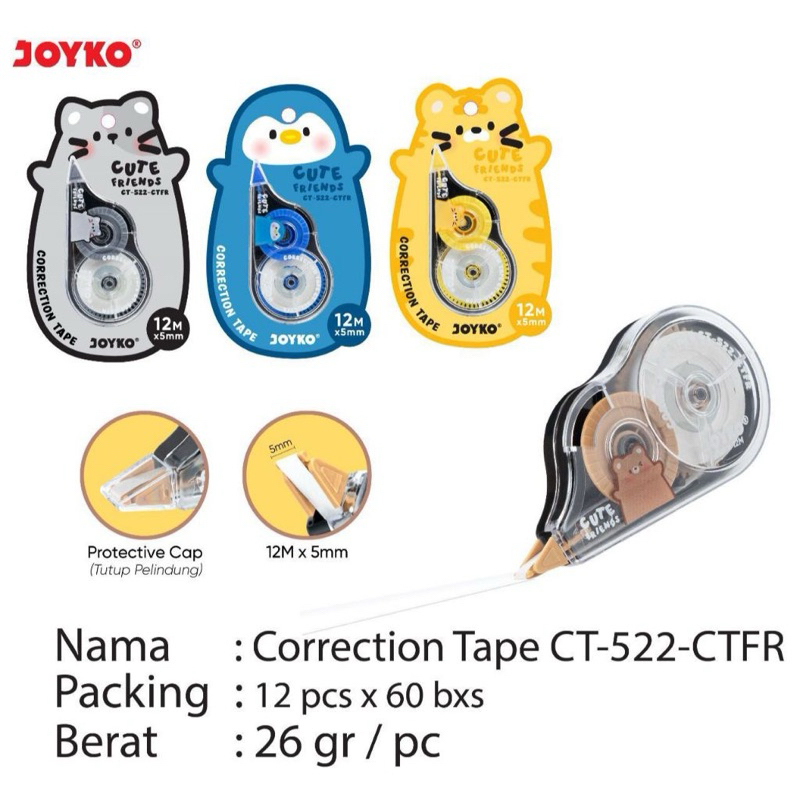 

Tipex Roll Joyko Ct-522 Motif Fancy