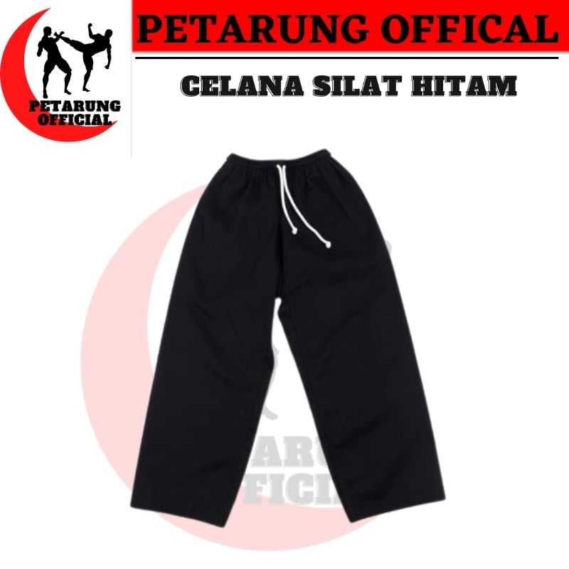 celana silat hitam /komprang /celana komprang