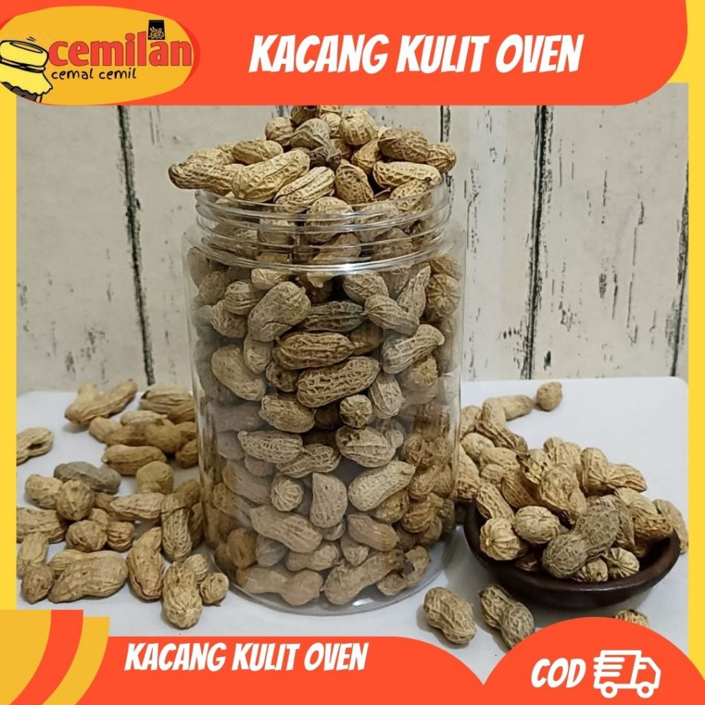 Kacang Oven Gurih Asin/ Kacang Tanah Oven/ Kacang Kulit Oven