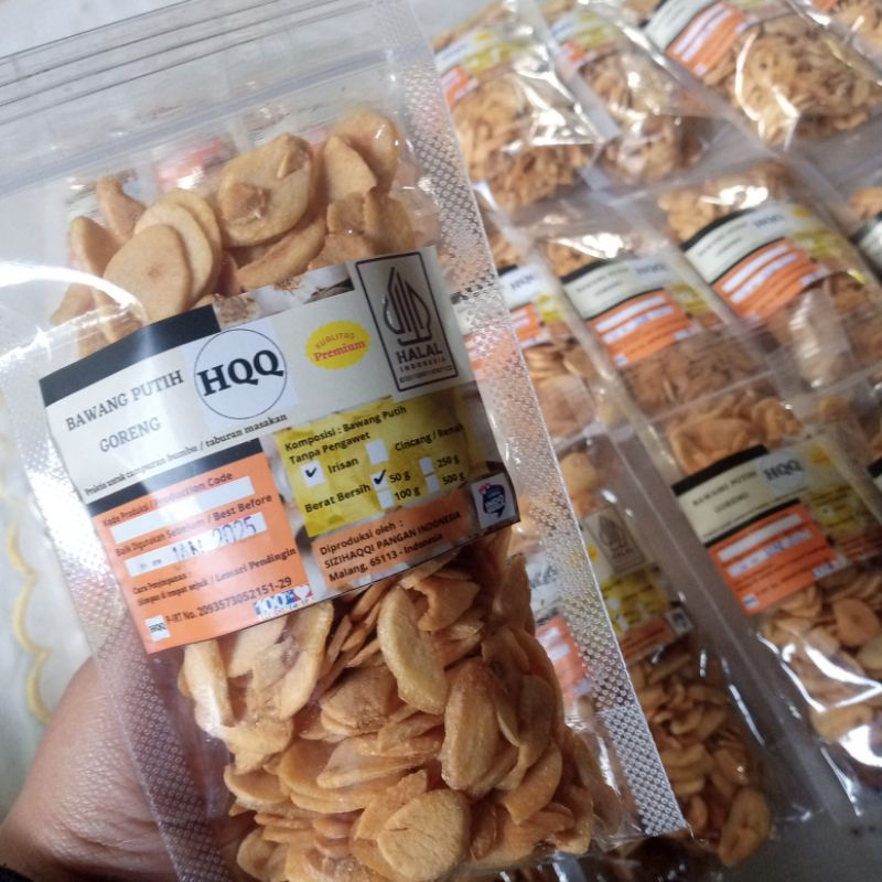 

Bawang Putih Goreng Premium Irisan / Cincang 100 g