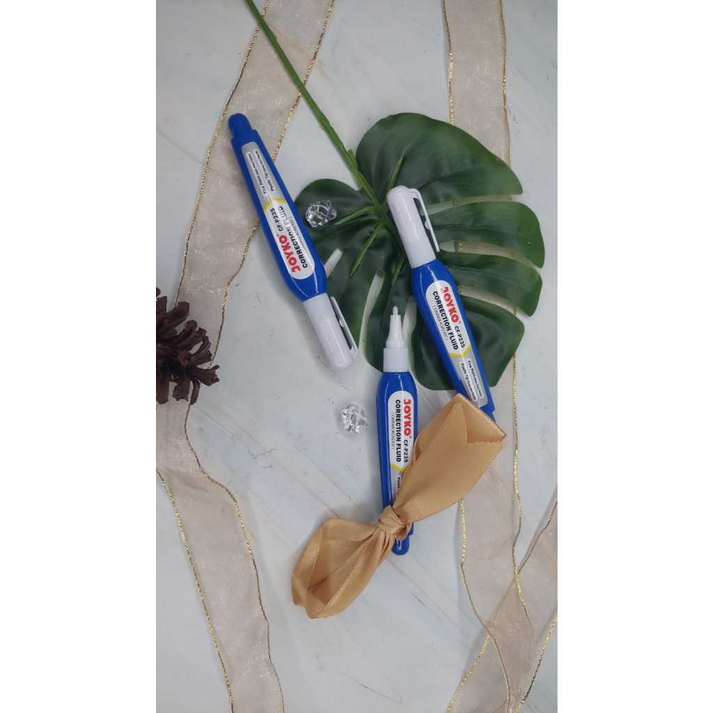 

TIPE X / TIP EX / TIPE EX / CORRECTION PEN FLUID / STIPO CAIR TIPEX JOYKO CF-P235 CEPAT KERING MURAH RINGAN