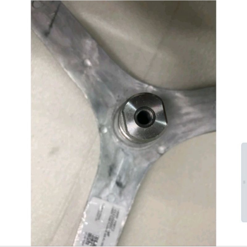 Spider Segitiga Drum/ Baling Baling Drum Mesin Cuci Sharp ESFL1083W Original SHARP