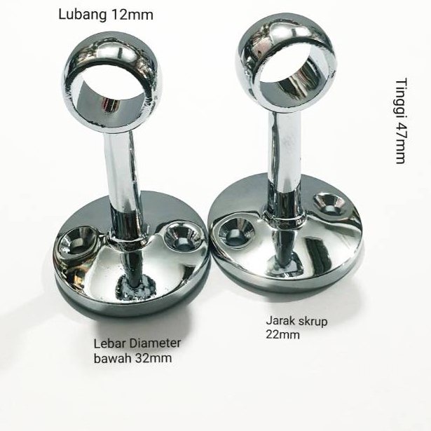 Harga Murah Bracket tembus 12  Bracket Pipa Bulat  gantungan pipa