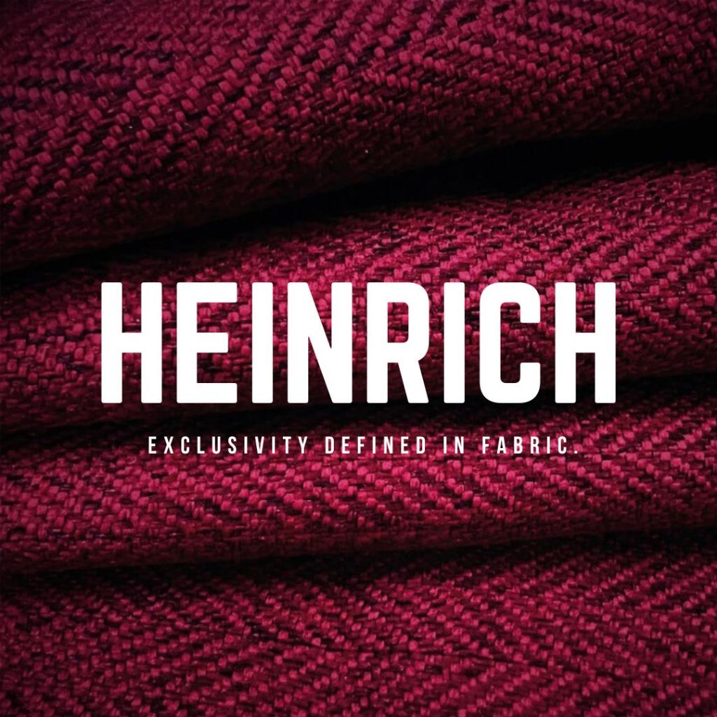 Promo Heinrich Kain Polos Herringbone Texture - Bahan Pelapis Sofa / Jok Kursi Polyester Herringbone