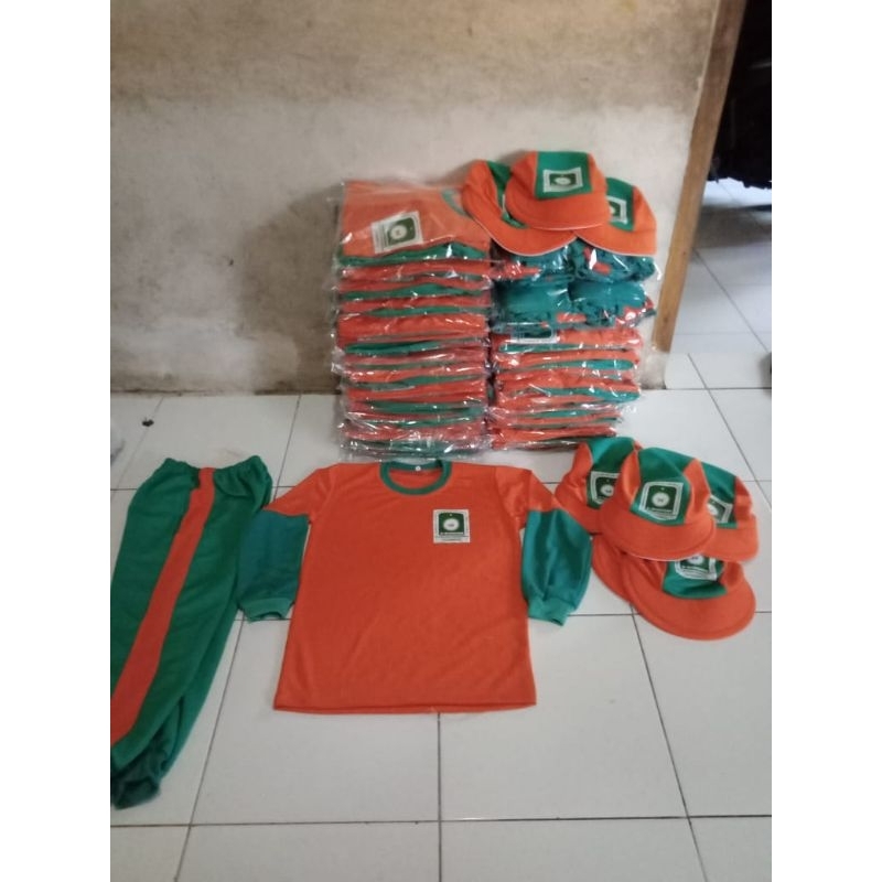 stelan olahraga TK/ PAUD, Seragam olahraga TK