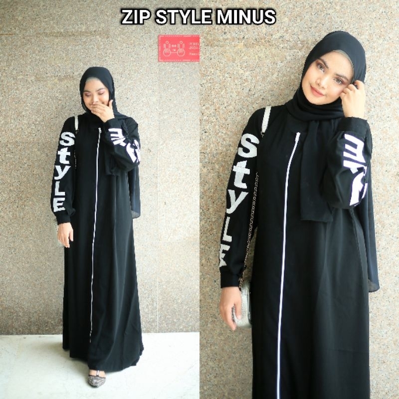 pusat grosir abaya gamis casual style busui jetblack saudi daily sehari-hari