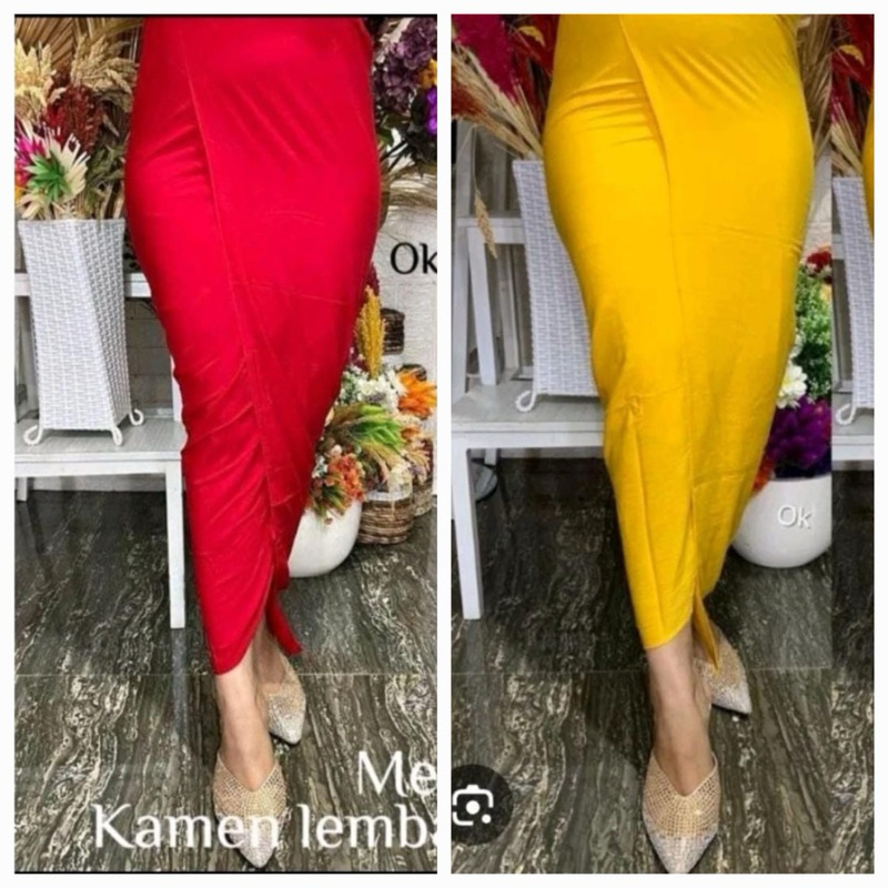Kamen lembaran rayon merah, kuning // kamen rayon lembaran