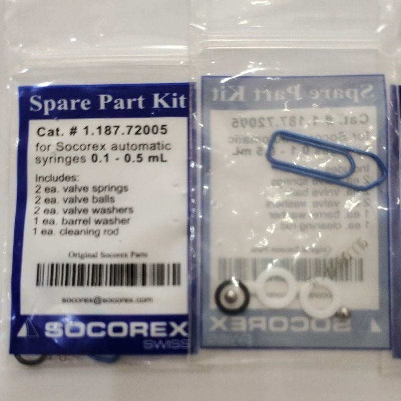 SPAREPART KIT SOCOREX 0,5 ml,MEDION