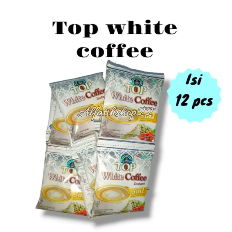 

Paket Top White Coffee Instant 3in1 (Per Renceng isi 12) - Top Kopi White Bubuk