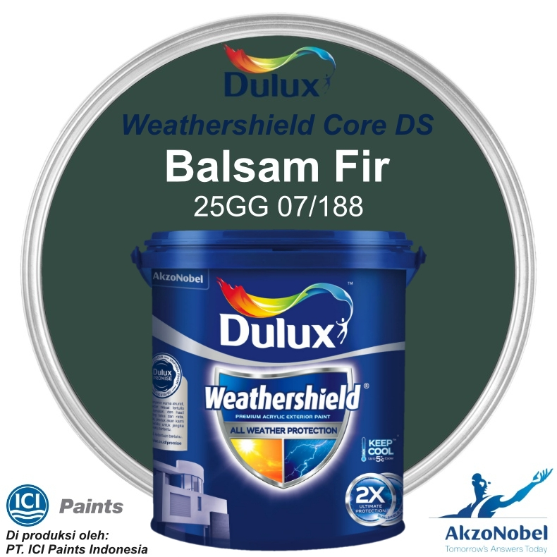 CAT DULUX WEATHERSHIELD 2.5 LT - BALSAM FIR 25GG 07/188