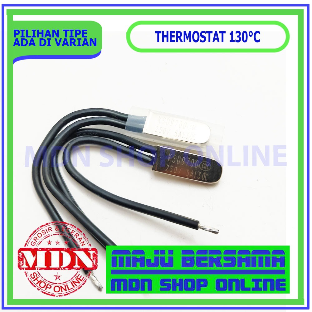 Thermostat KSD9700 130 Derajat 250v 5A Sensor Suhu Temperatur - KSD 9700 AC