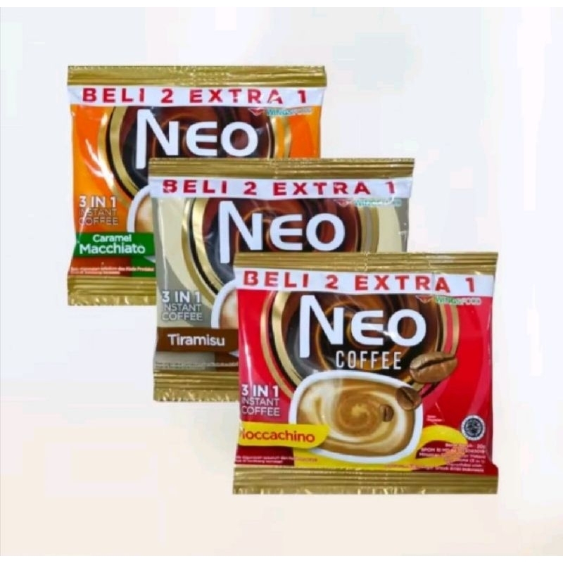 

NEO COFFEE TIRAMISU/CAPPUCCINO 20 GR 5 SACHET