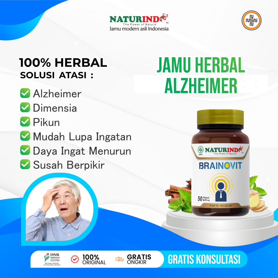 Obat Pikun Alzheimer Brainovit