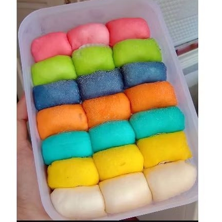 

pancake durian rainbow isi 21 kemasan tepak ... aslie mantull