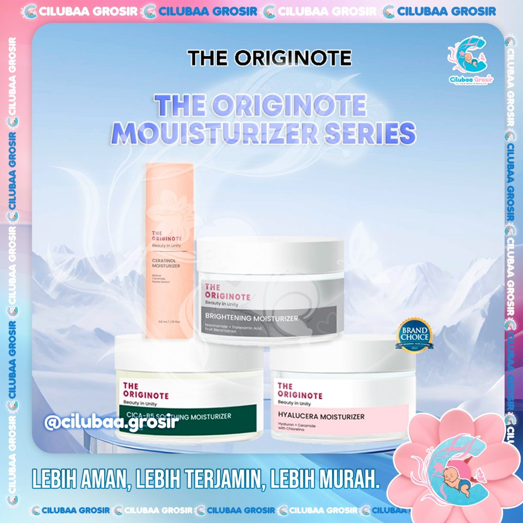 THE ORIGINOTE Moisturizer Series || Hyalucera Moisturizer Gel || Brightening || Cica-B5 Soothing || 