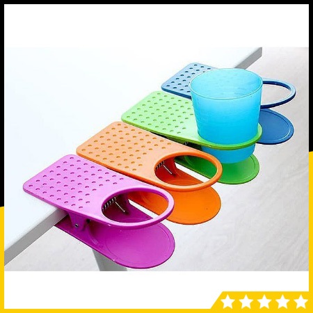 Table Cup Holder / Penjepit Gelas Mug / Jepit Pegangan Cangkir di Meja