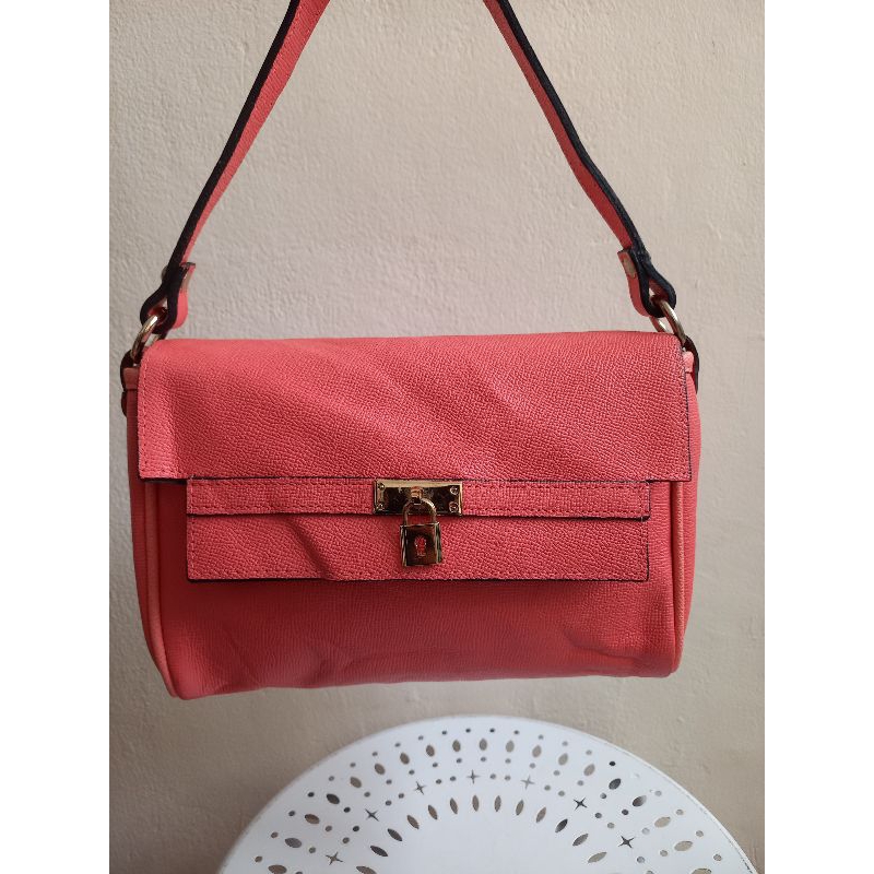 tote dan sling Ssamzie ala h*rm*s, lengkap 2 tali..puring sdh embose brand