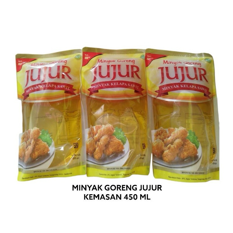 

Minyak Goreng Jujur 450 mL Pouch