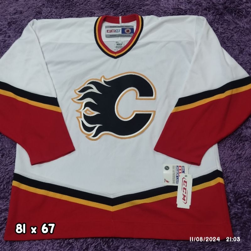 Jersey Hockey CCM Vintage NHL Hockey Calgary Flames Original