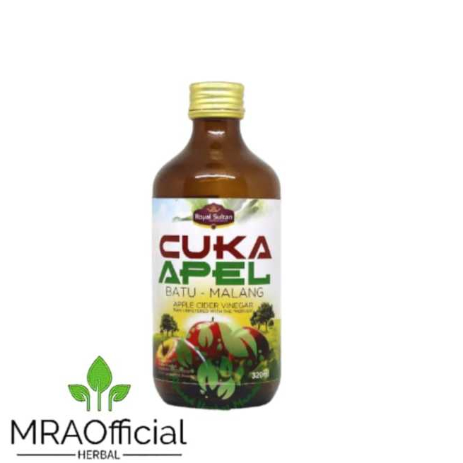 

Cuka Ape Natural Apple Vineger Royal Sultan | Cuka Apel With The Mother | Cuka Apel Diet - 320ml