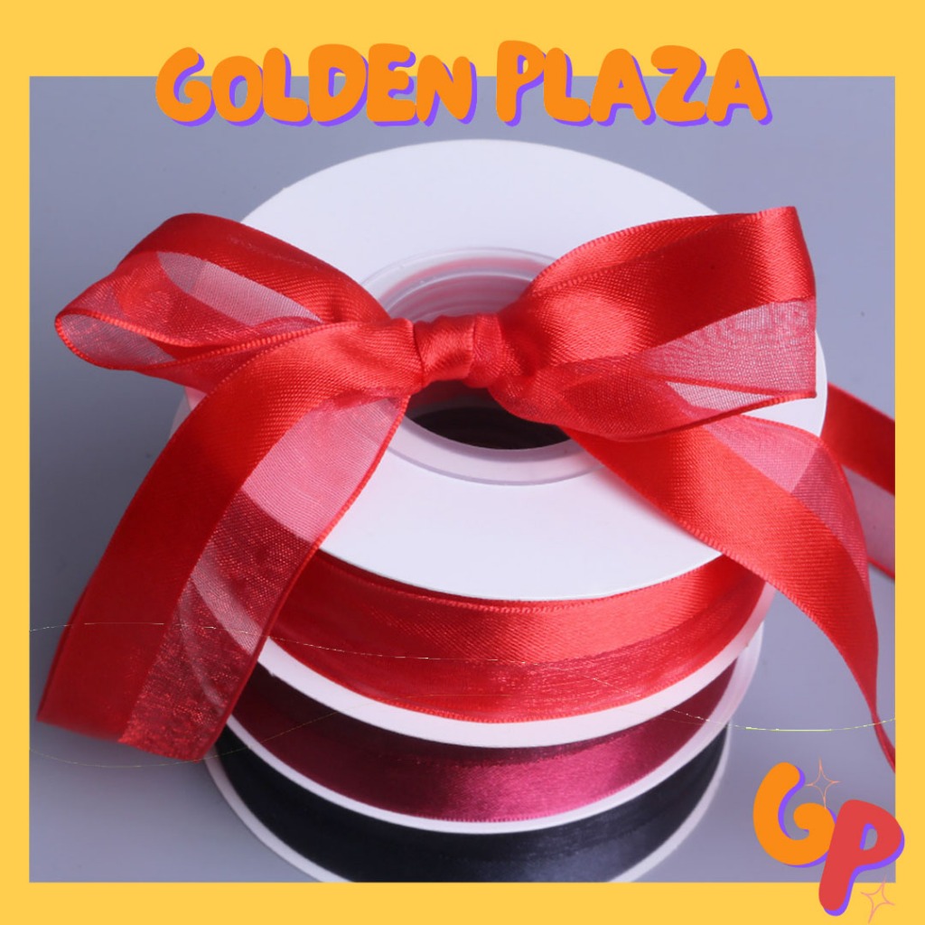 

(ROLL) Pita Kado Buket Bunga Pita Bunga Pita Semi Transparent Pita Kado Buket PT03