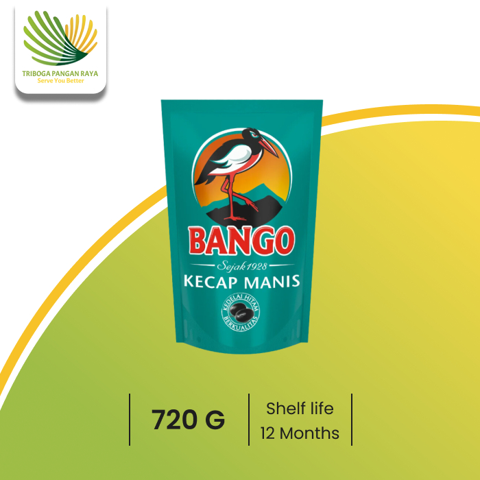 

Kecap manis bango refill pouch 720g