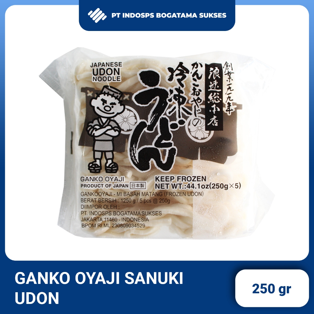 

Ganko Oyaji Sanuki Udon 250 gram | Udon | Mie Udon Frozen