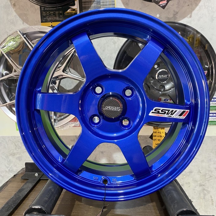 Velg Mobil SSW te37 S205 ring15 untuk Jazz Vios Yaris Agya dan lain-lain
