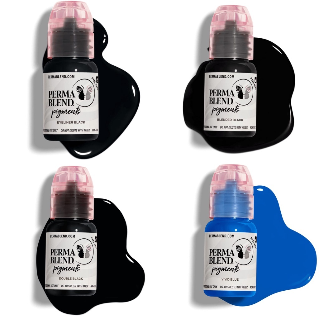 

Tinta Sulam Eyeliner Perma Blend 15ml / Permablend LUXE Evenflo Eyeliner Colours