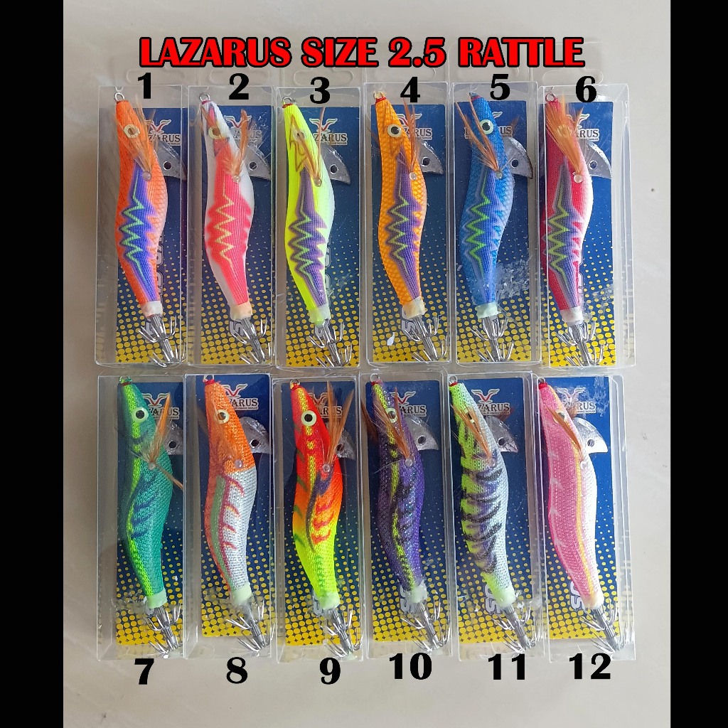 Umpan cumi Lazarus 2.5 Rattle