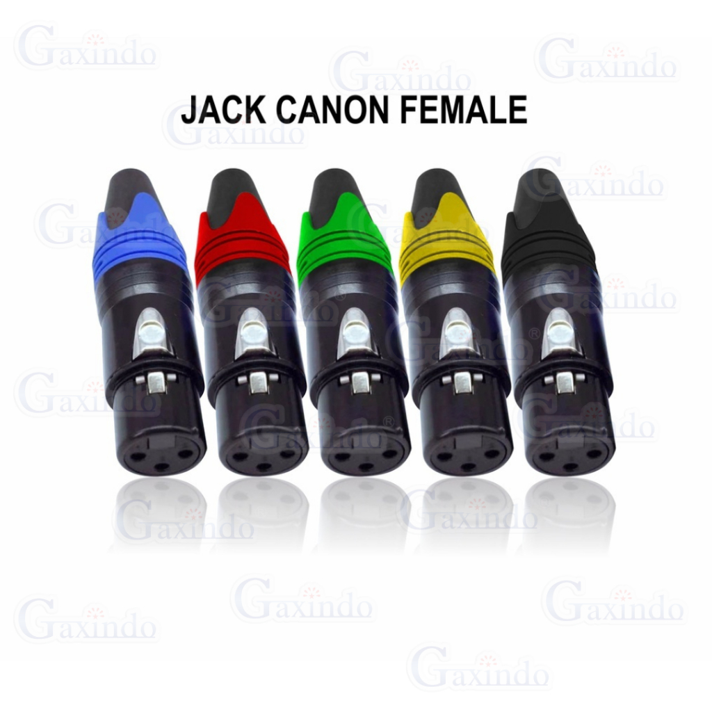 JACK CANON XLR COVER JACK CANON E1046 KONEKTOR KABEL SPEAKER MICROPHONE