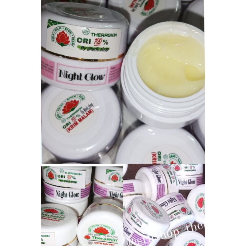 DOUBLE GLOW Night Glow Krim Malam THERASKIN by Sriishop