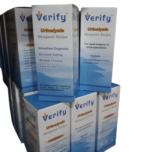 Urine Gluco Protein PH Test Verify Bukan OneMed isi100 strip 3P