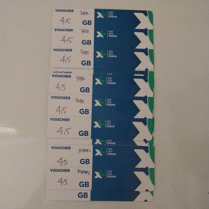 Voucher XL 4,5 GB 3 HARI