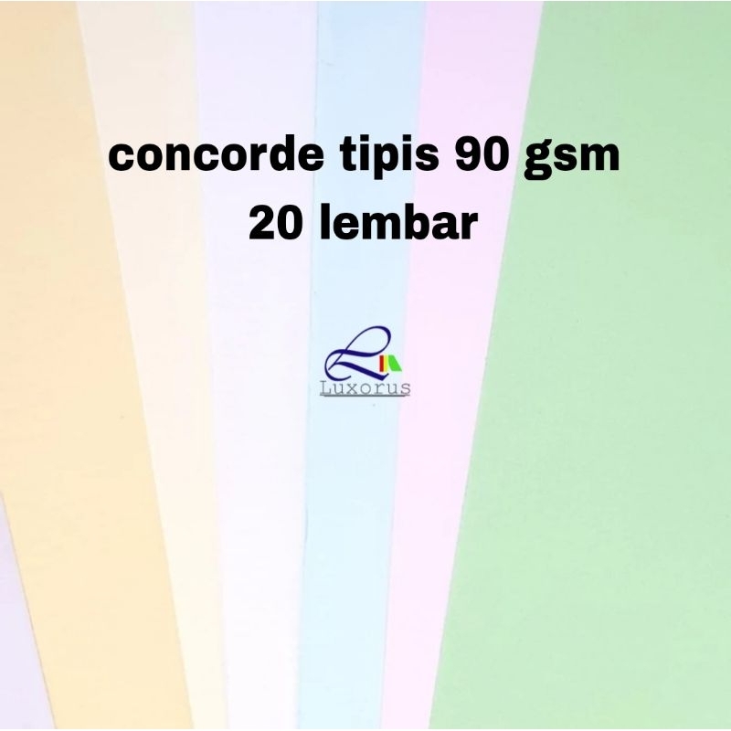 

Kertas Concorde Tipis F4 90 Gsm 20 Lembar