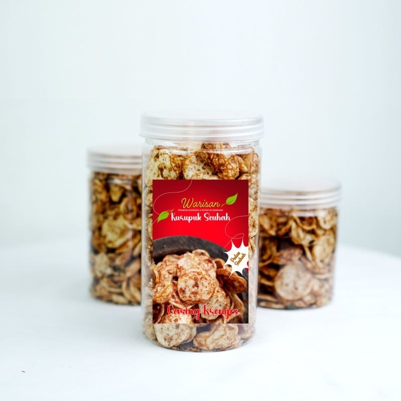 

kerupuk pedas rasa seblak cikur/ seblak kering kerupuk bawang/ seblak kering renyah