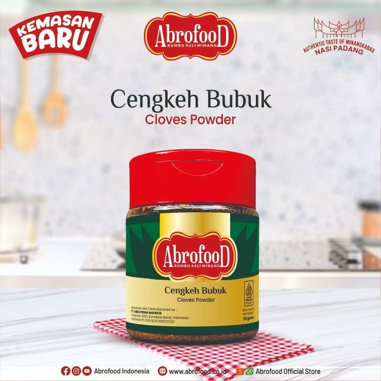 

Cengkeh Bubuk Botol Abrofood 30 gram