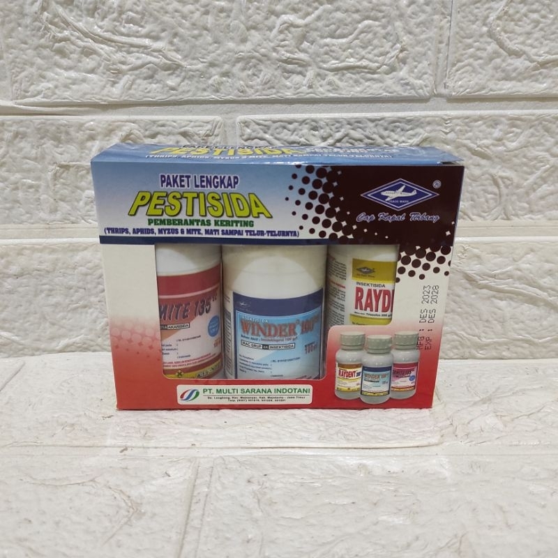 PAKET ANTI KERITING LENGKAP CABAI CAP KAPAL TERBANG ISI (3 BOTOL) WINDER 100EC SAMITE 135EC RAYDENT 