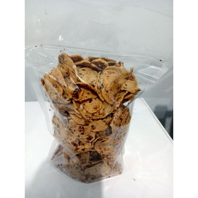 

Basreng Pedas (Bumbu rempah daun jeruk) 250gram