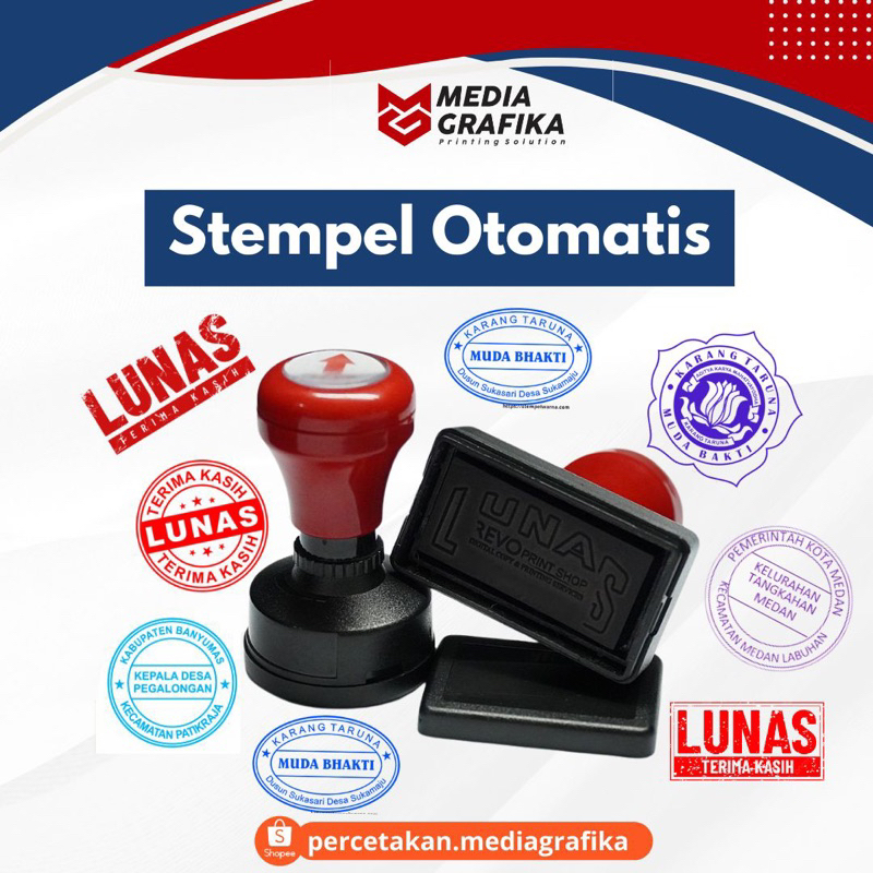 

Stempel custom bulat, stempel otomatis, stempel kilat