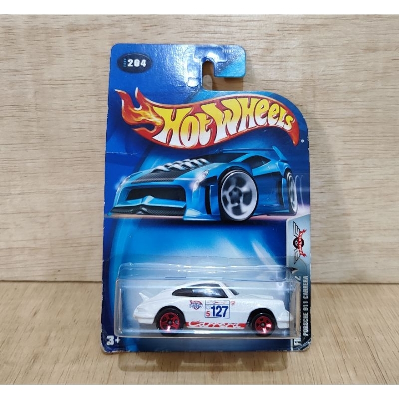 Hotwheels Porsche 911 Carrera white Final Run