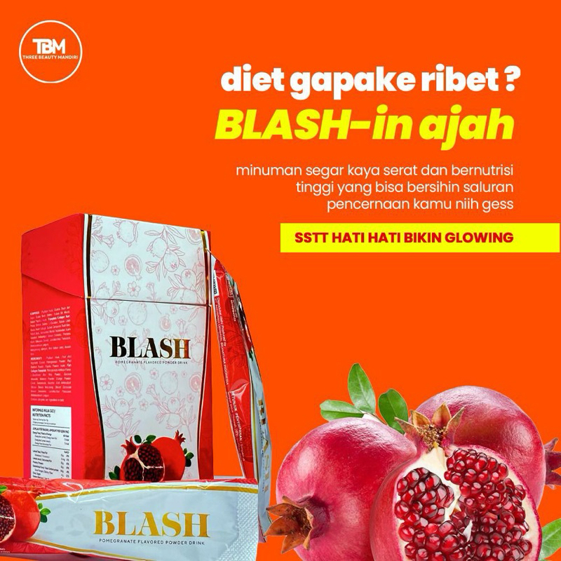 

BLASH MINUMAN FIBER COLAGEN PELANSING DAN MENCERAHKAN