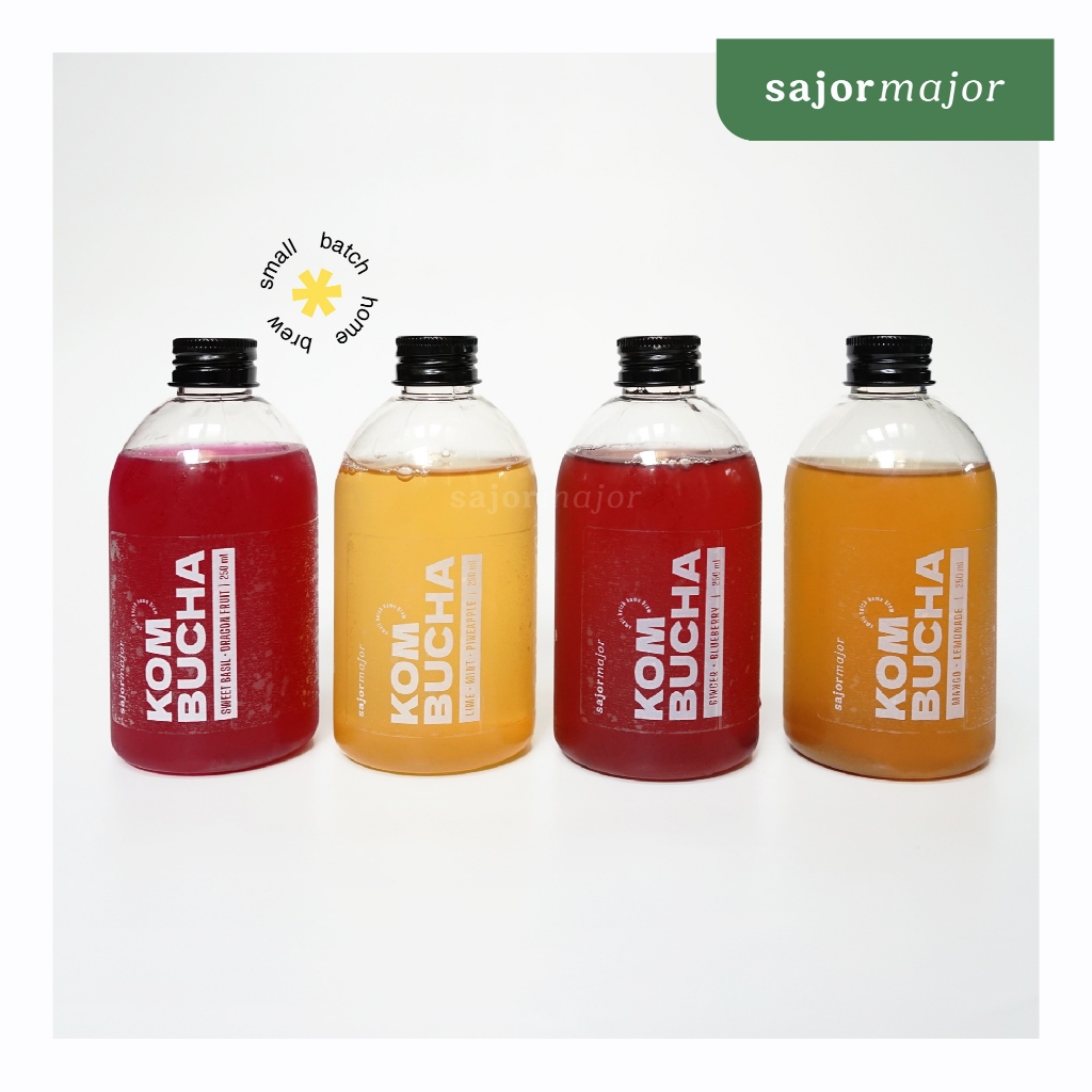 

Kombucha Bundle of 4 (250ml x 4 bottle) - by Sajor Major