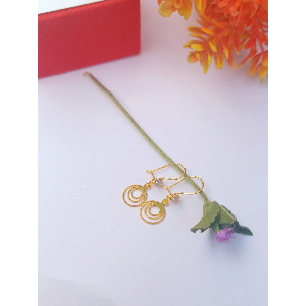 Anting wanita emas asli anting panjang italy anting anak anting remaja anting emas fashion terbaru c