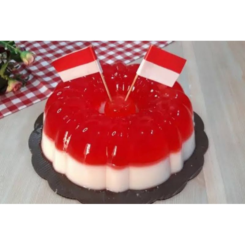 

PUDING JELLY KEMERDEKAAN/JELLI KEMERDEKAAN/KUE BASAH/KUE JELLY