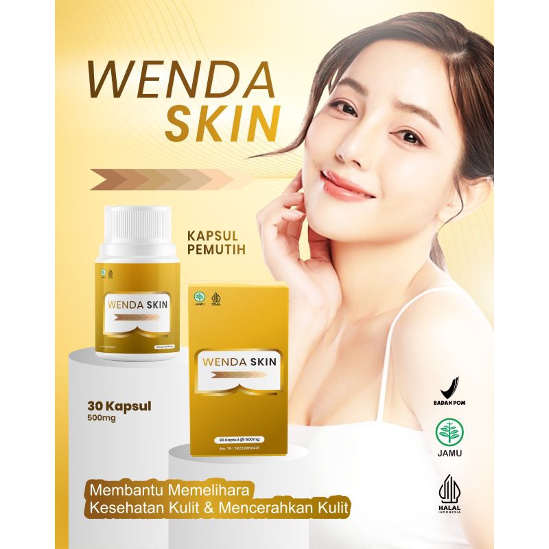 WENDA SKIN KAPSUL PEMUTIH BADAN PERMANEN BPOM