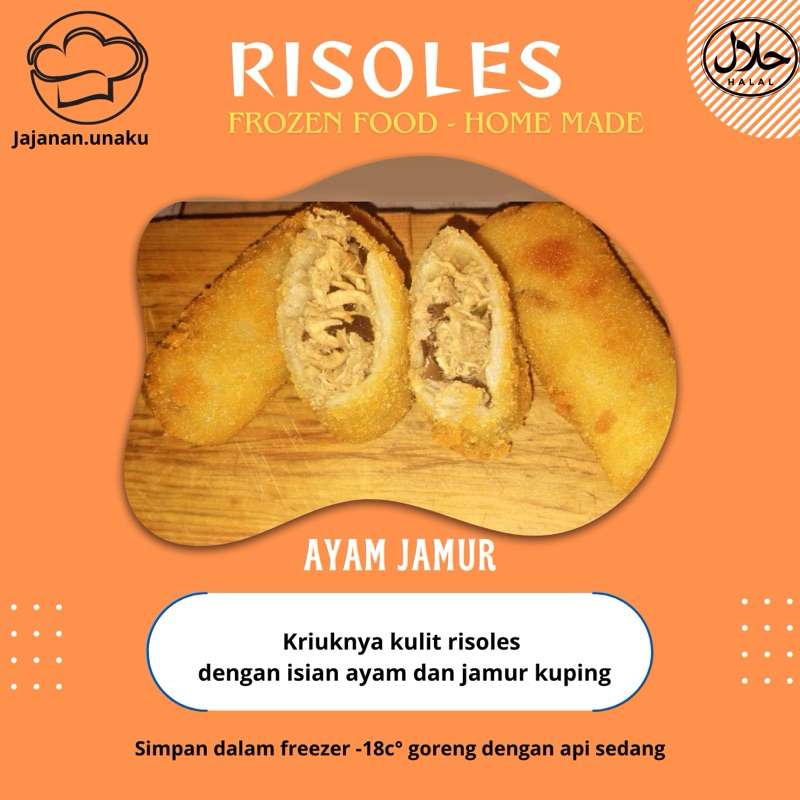 

RISOL AYAM JAMUR isi 5pcs